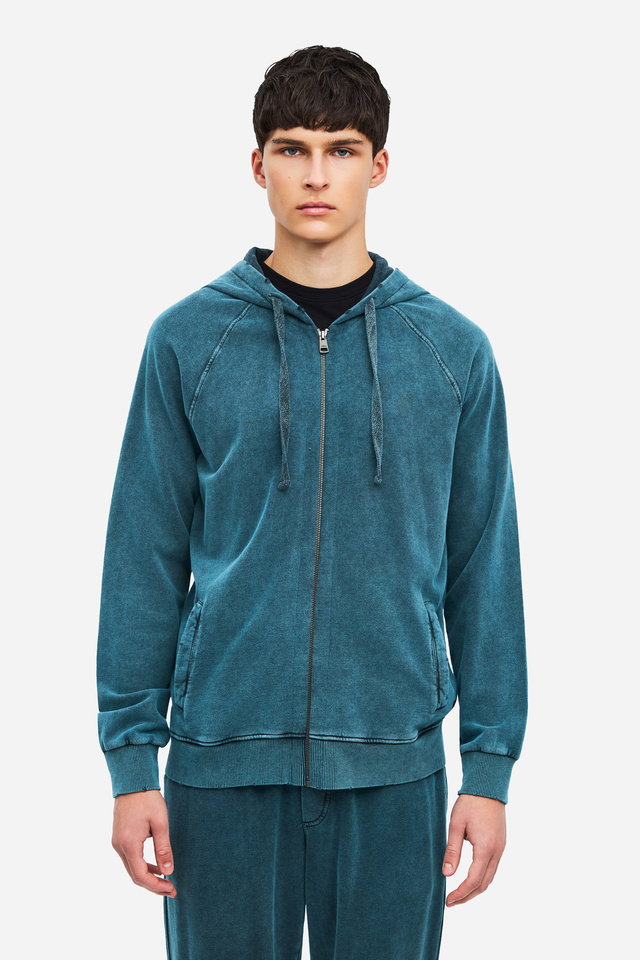 Full Zip In Regular Fit With Raglan Sleeves