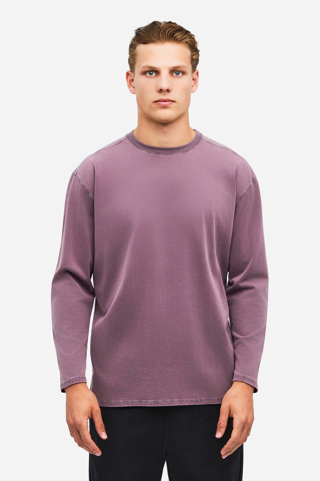 Ανδρική Oversized Brushed Μακρυμάνικη Μπλούζα
