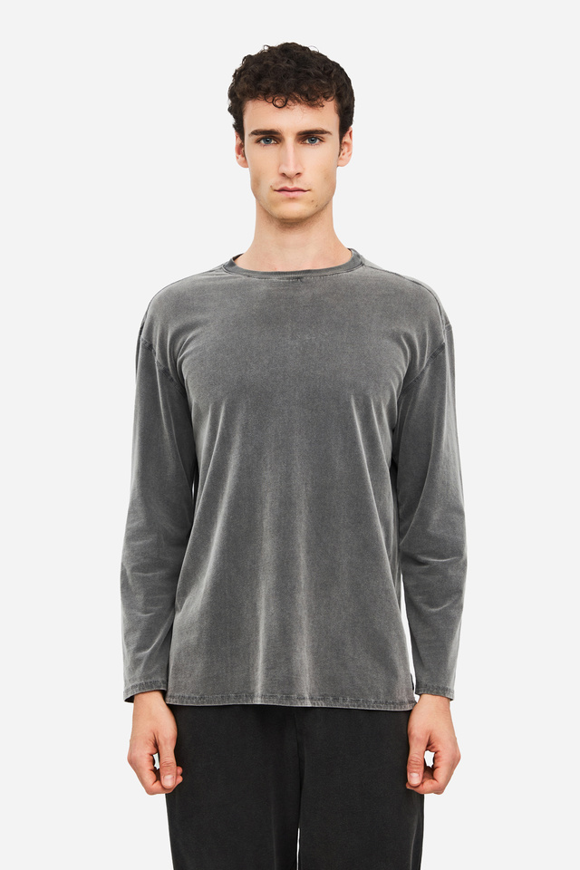 Ανδρική Oversized Brushed Μακρυμάνικη Μπλούζα