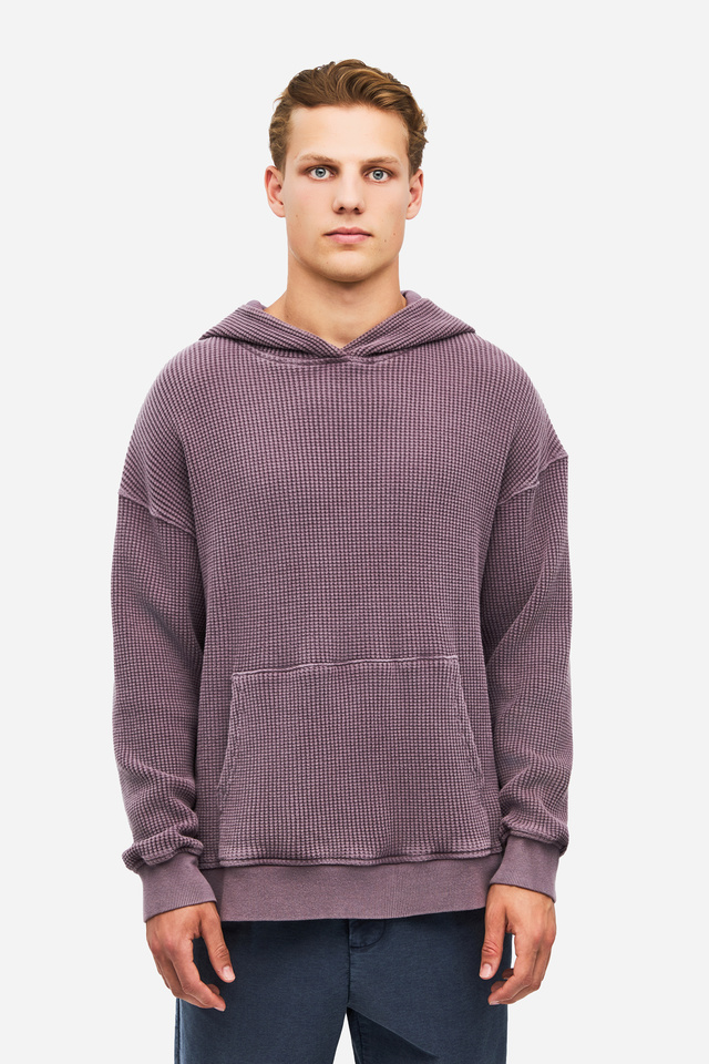 HEAVY WAFFLE HOODIE