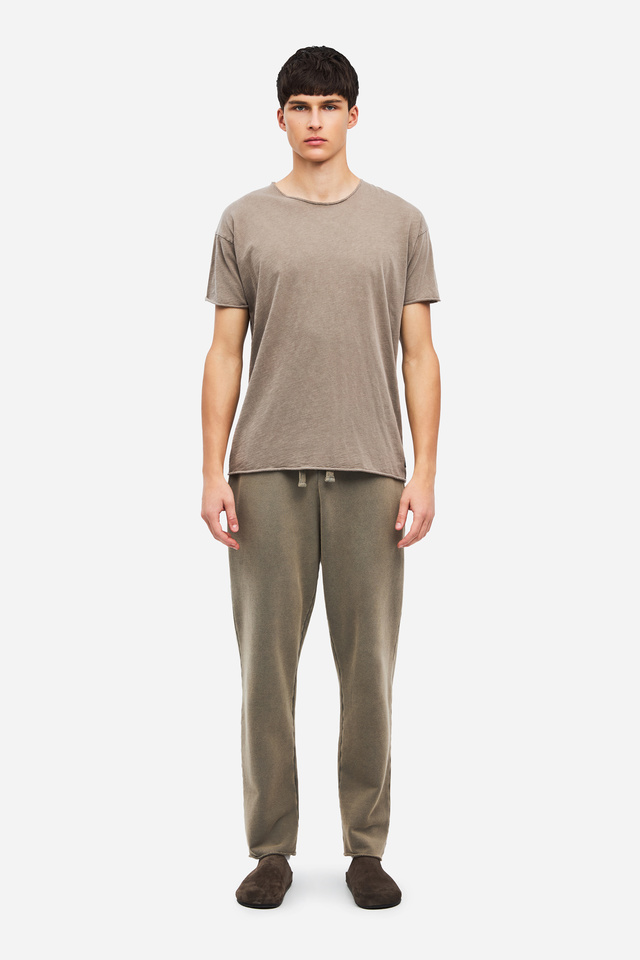 Sweatpants with Raw Edges