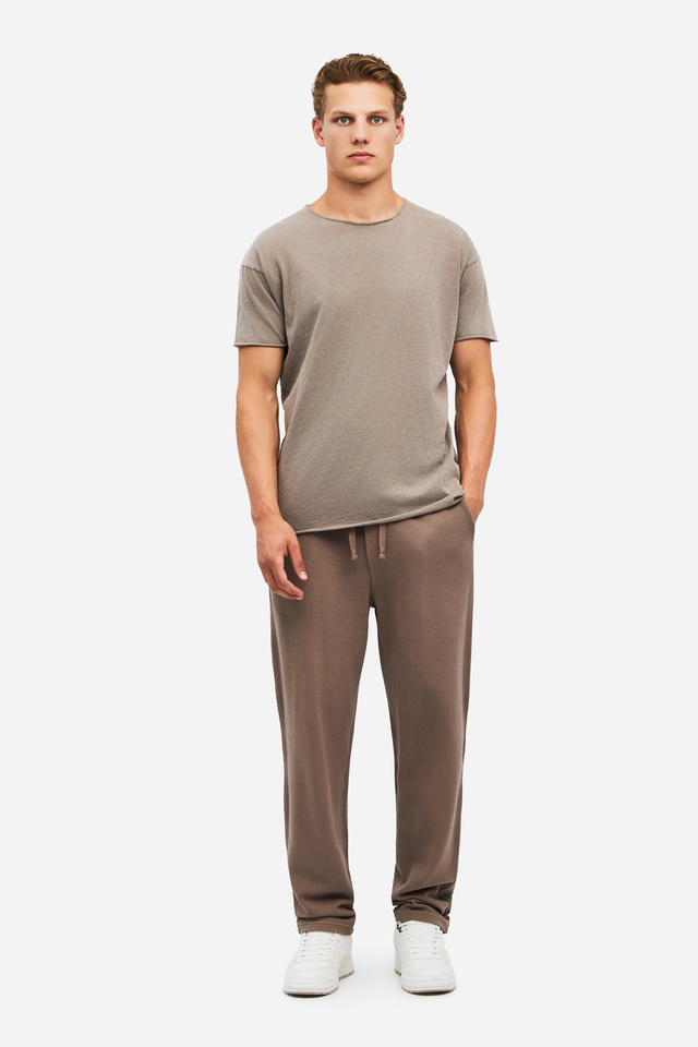 PIQUET FLEECE SWEATPANTS