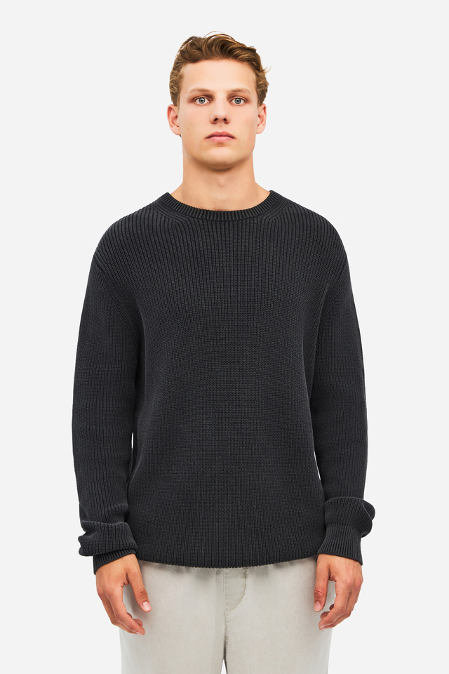 COTTON RIB CREWNECK