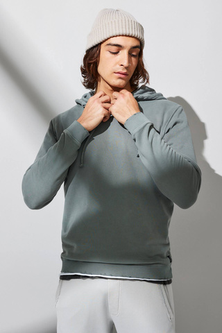 Front Rib Triangle Hoodie