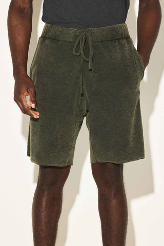 Towel Loose Fit Bermuda Shorts