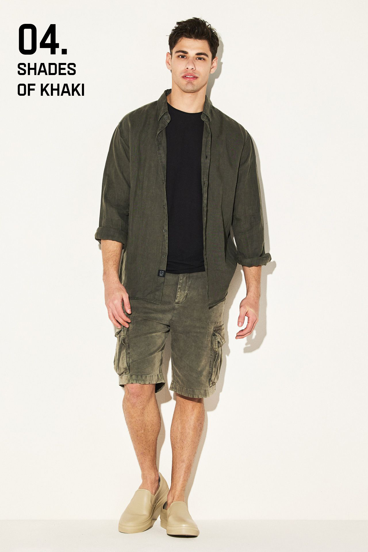 GET THE LOOK SHADES OF KHAKI